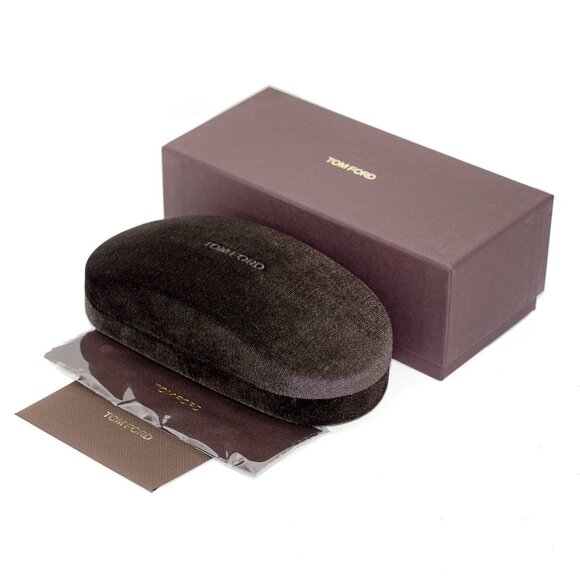 Tom Ford TF5815B Blue Block Eyeglasses 052 Havana/Gold 54mm FT5815 - Picture 3 of 3